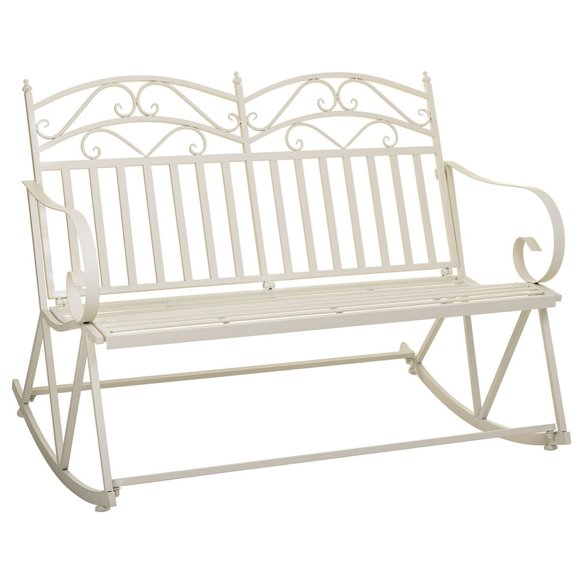 Soffa Alexandra House Living Vit 20 x 48 x 20 cm Gungstol
