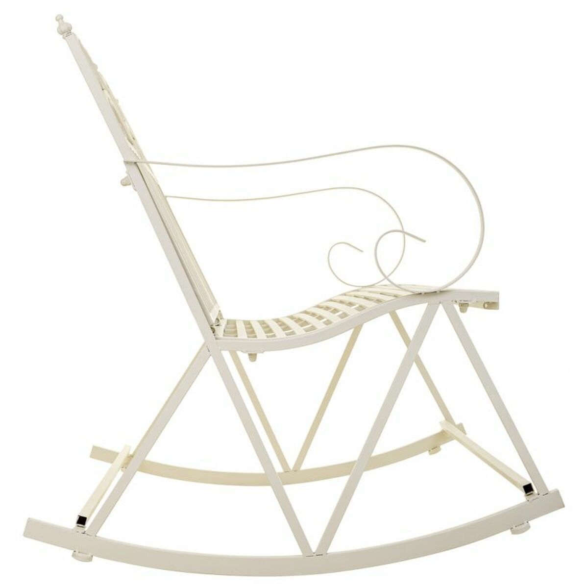 Soffa Alexandra House Living Vit 20 x 48 x 20 cm Gungstol - 5