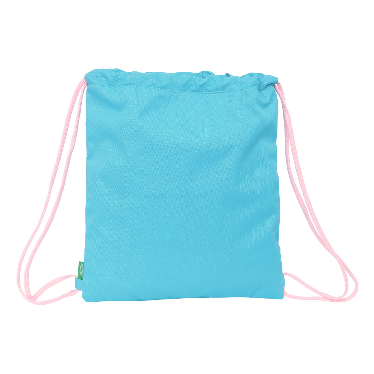 Skopåse med remmar Benetton Unique Rosa Turkos 35 x 40 x 1 cm - 3