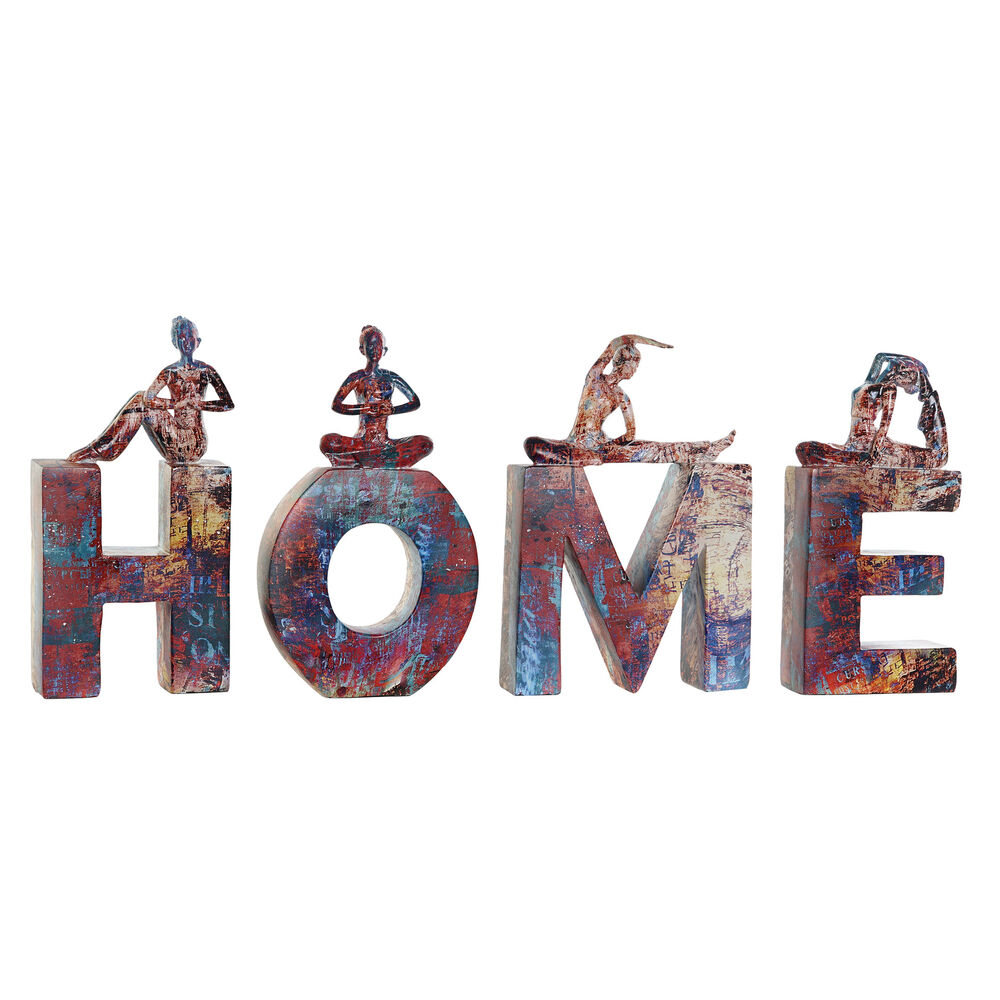 Prydnadsfigur DKD Home Decor Harts (11.5 x 4.5 x 23 cm) (4 pcs) - 2