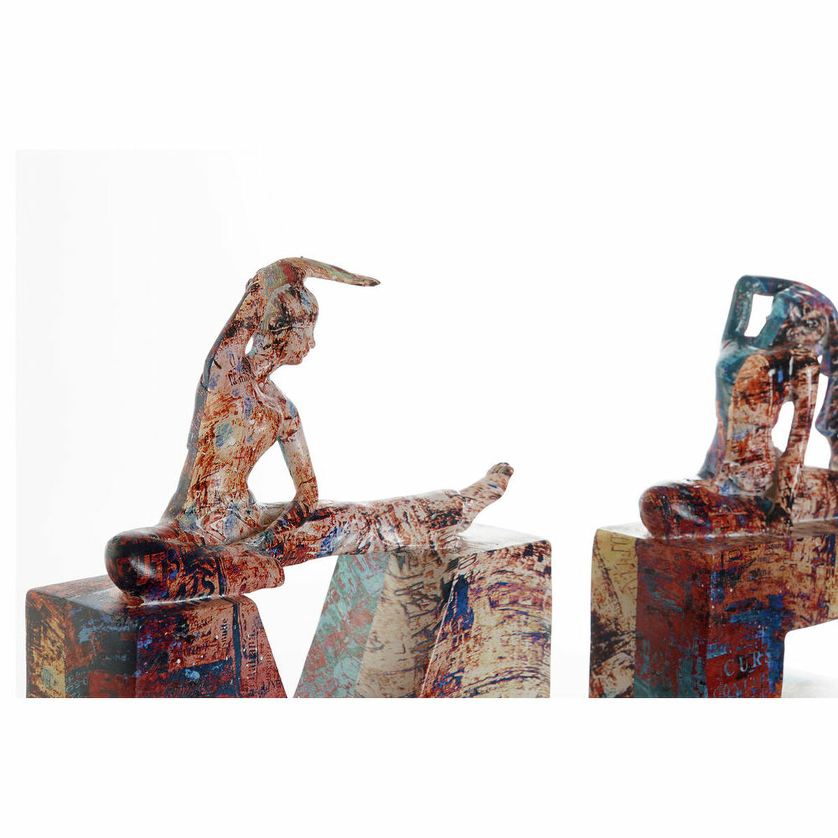 Prydnadsfigur DKD Home Decor Harts (11.5 x 4.5 x 23 cm) (4 pcs) - 7