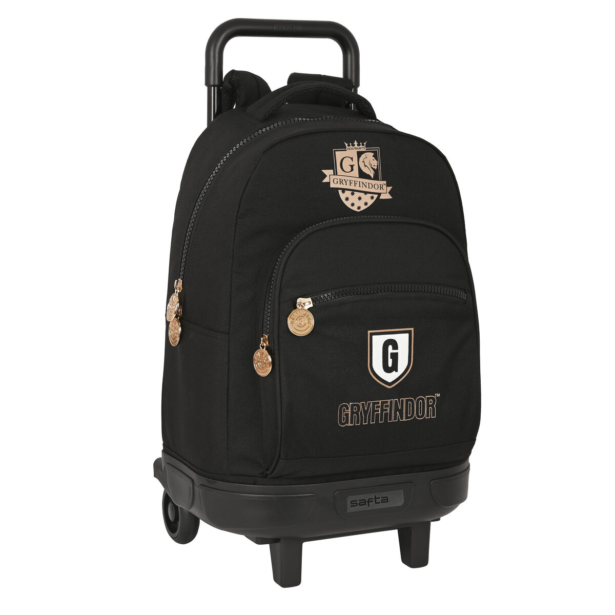 Skolväska med hjul Harry Potter Bravery Svart 33 X 45 X 22 cm - 3