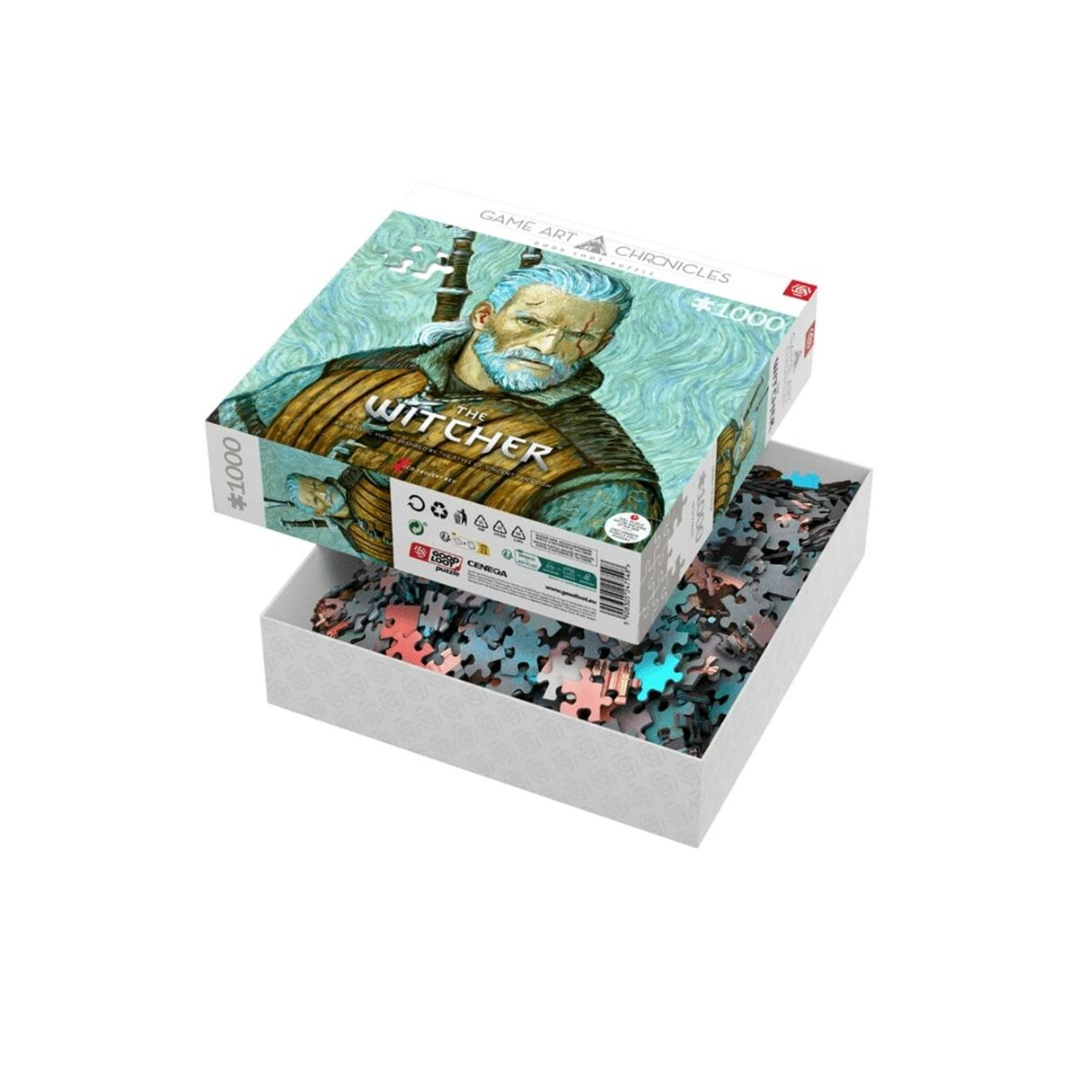 Pussel Cenega Publishing The Witcher Geralt y Vincent van Gogh 1000 Delar - 2