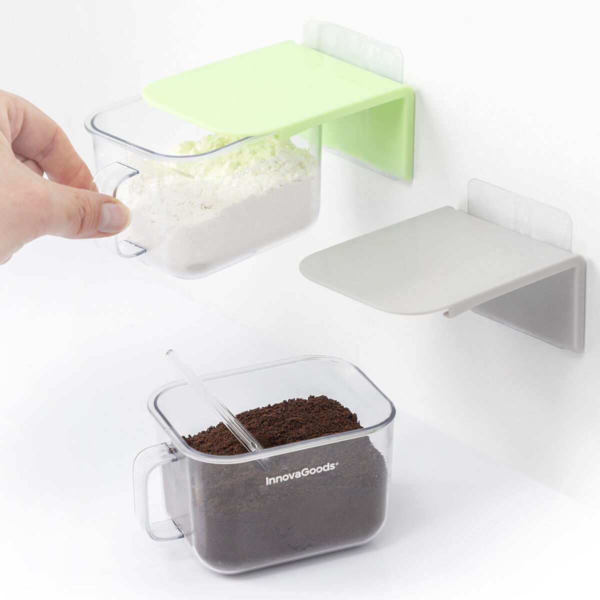 Löstagbara Självhäftande Köksbehållare Handstore InnovaGoods 2 antal - 18