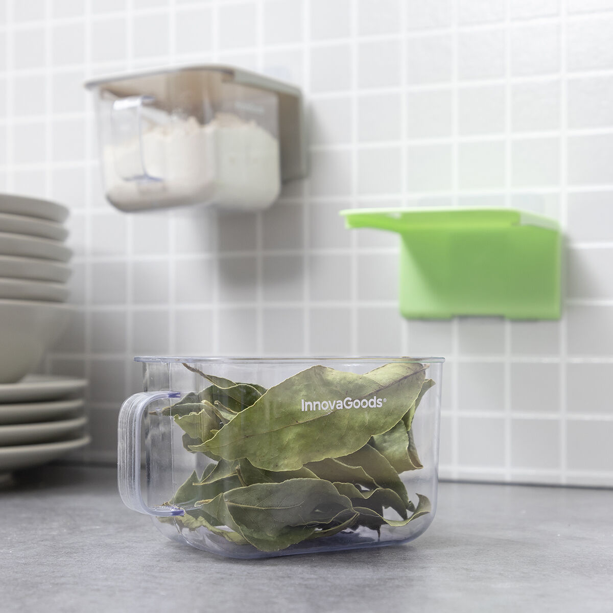 Löstagbara Självhäftande Köksbehållare Handstore InnovaGoods 2 antal - 26