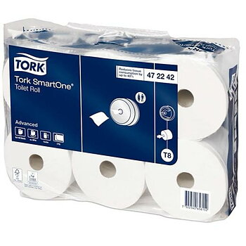 Toalettrulle Tork SmartOne T8 207 m 6 Delar