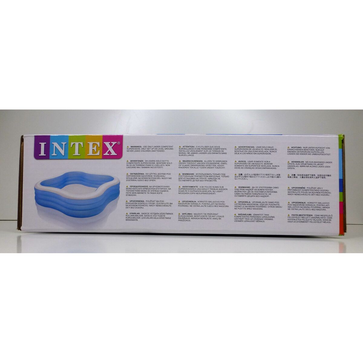 Upplåsbar bassäng   Intex 57495NP         1250 L 229 x 56 x 229 cm - 10