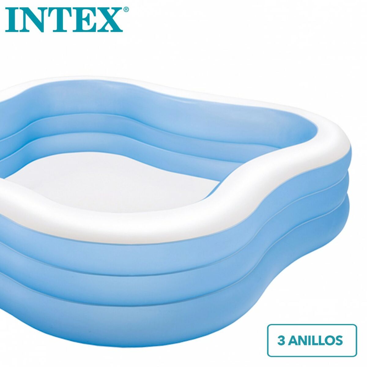 Upplåsbar bassäng   Intex 57495NP         1250 L 229 x 56 x 229 cm - 14