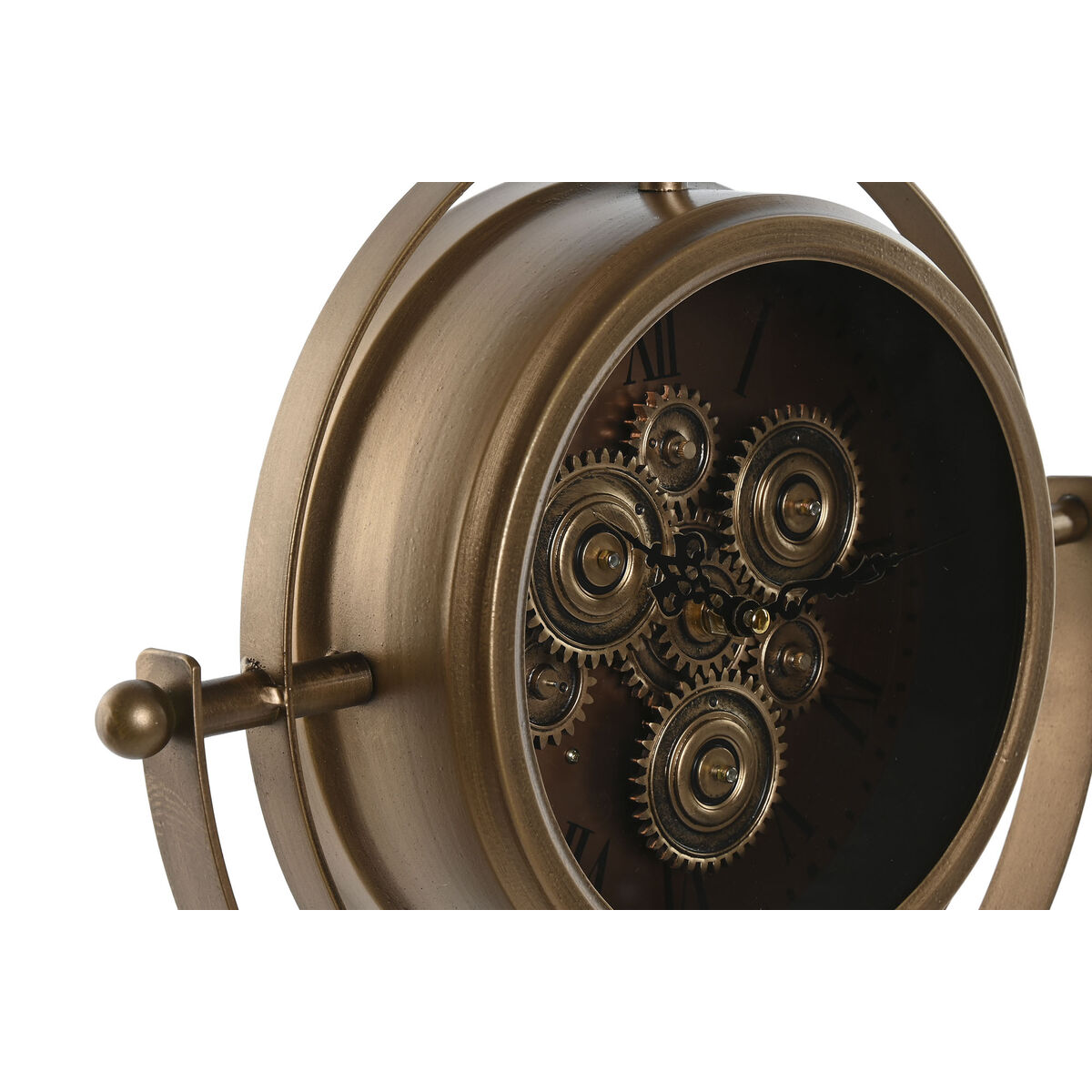 bordsklocka Home ESPRIT Gyllene Vintage - 2