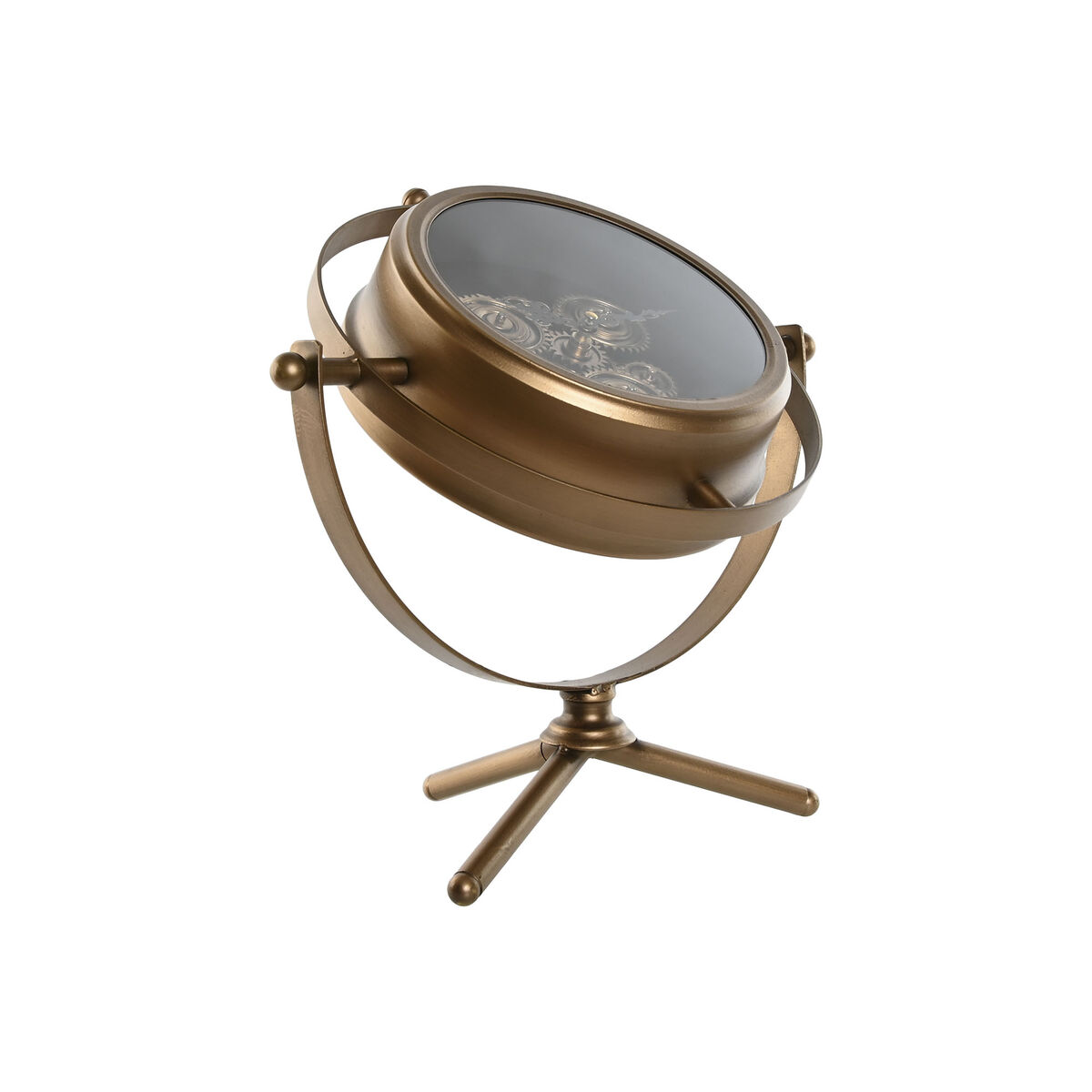 bordsklocka Home ESPRIT Gyllene Vintage - 3