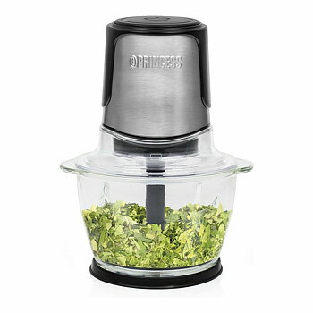 Köttkvarn Princess 221051 Picadora Svart Glas Rostfritt stål 300 W 1 L