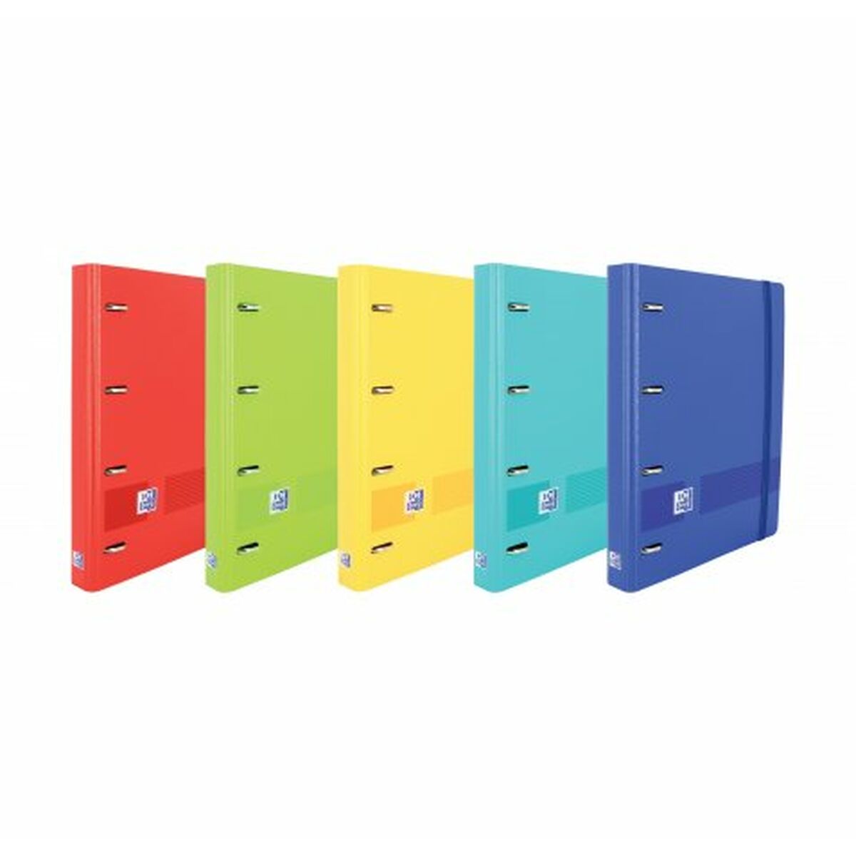 Ringpärm Oxford Live & Go Multicolour A4+ (10 antal) - 2
