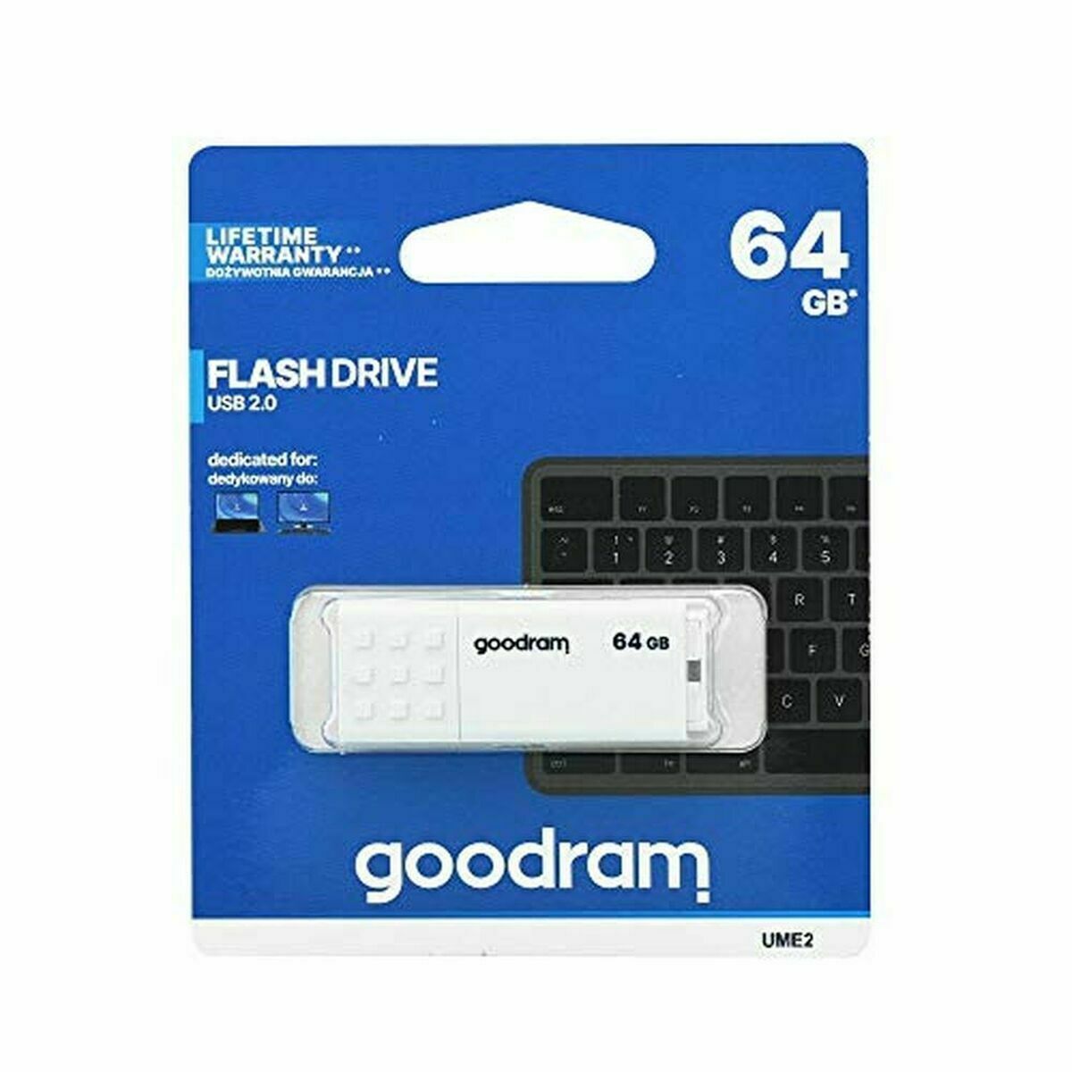 USB-minne GoodRam UME2 64 GB Vit 64 GB - 2