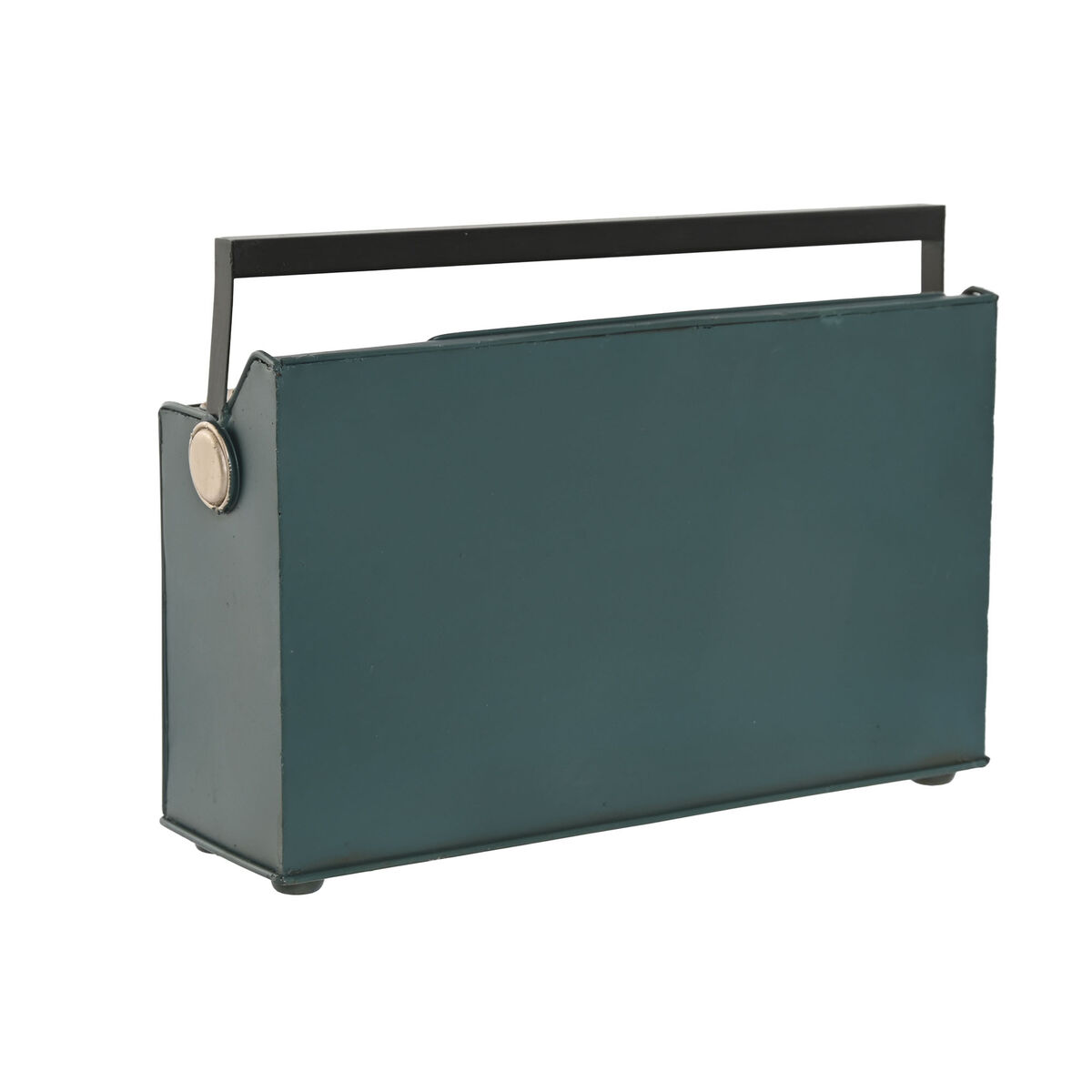 Asztali óra Home ESPRIT Gyllene Mörkgrön Metall Radio 24 x 8 x 17 cm - 4