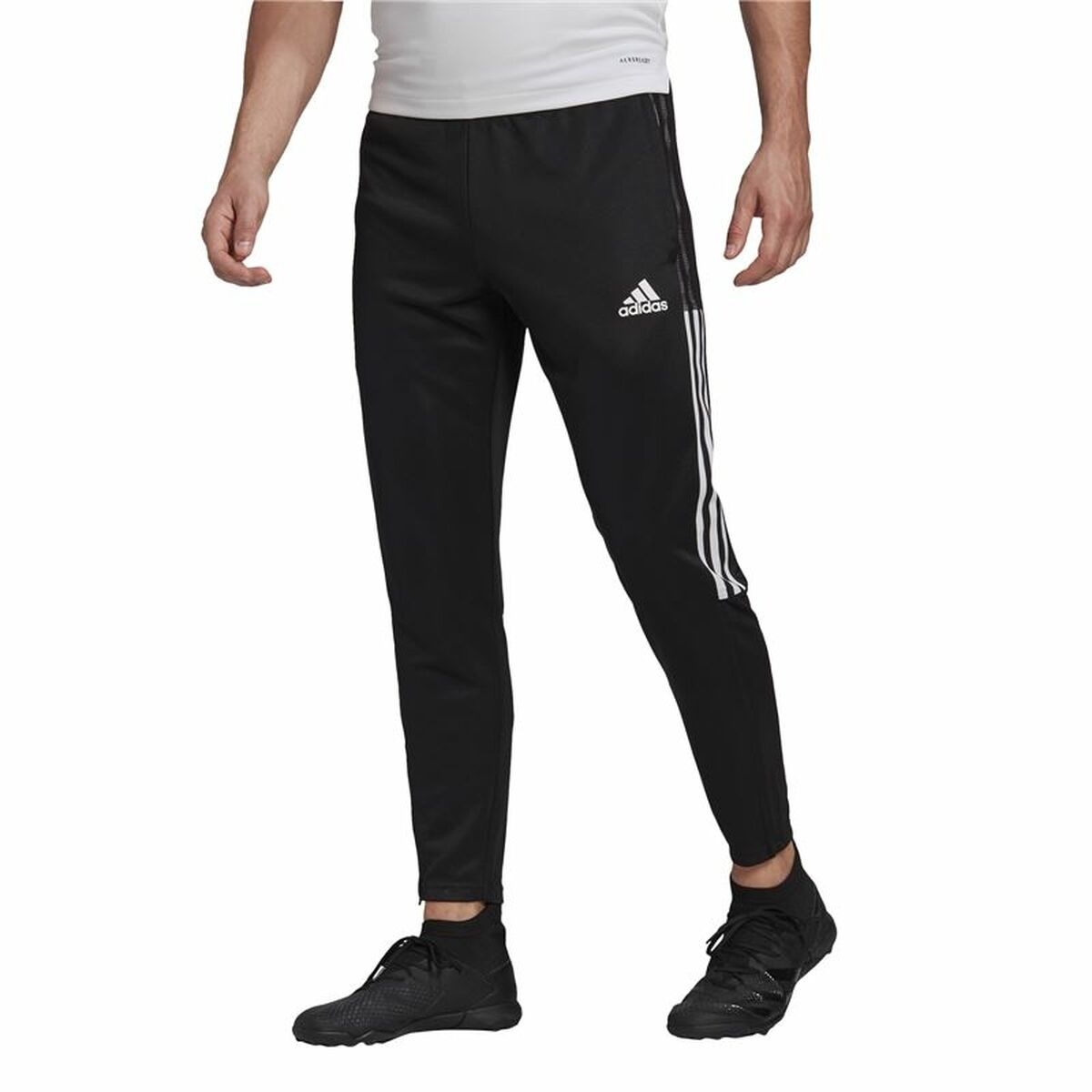 Fotbollsträningsbyxor, Vuxen Adidas Tiro 21 Svart Män - 3