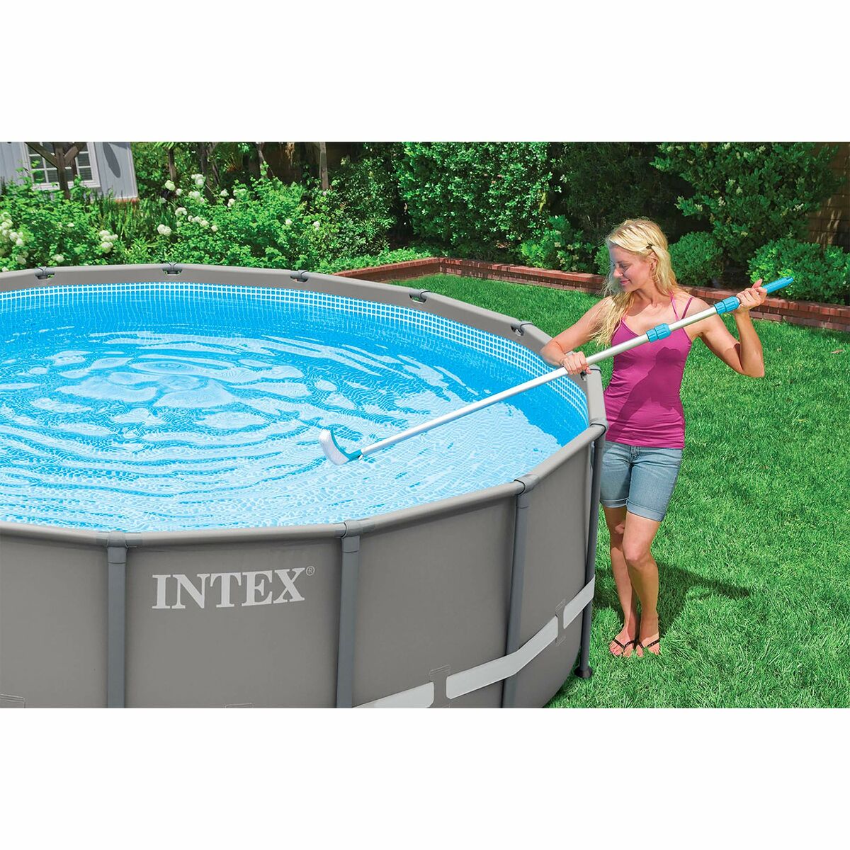 Böjd Poolborste Intex 29053 41,5 x 8 x 17 cm - 3