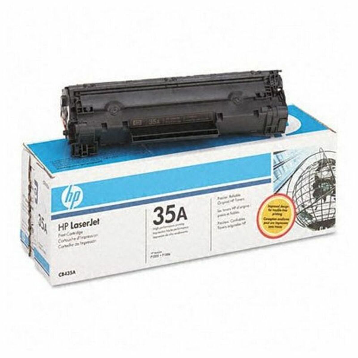 Original Toner HP 35A Svart - 4