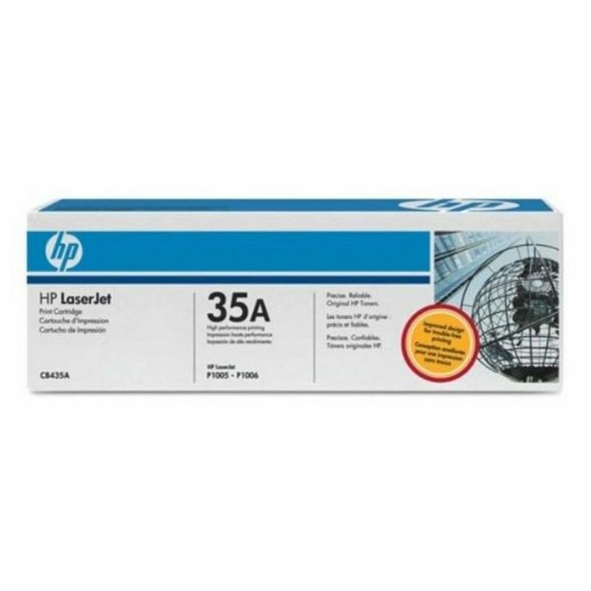 Original Toner HP 35A Svart - 2