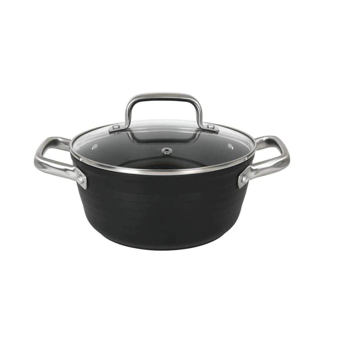 Kastrull med glaslock Quttin Spiral Smitt aluminium Ø 20 cm (2 antal) - 2