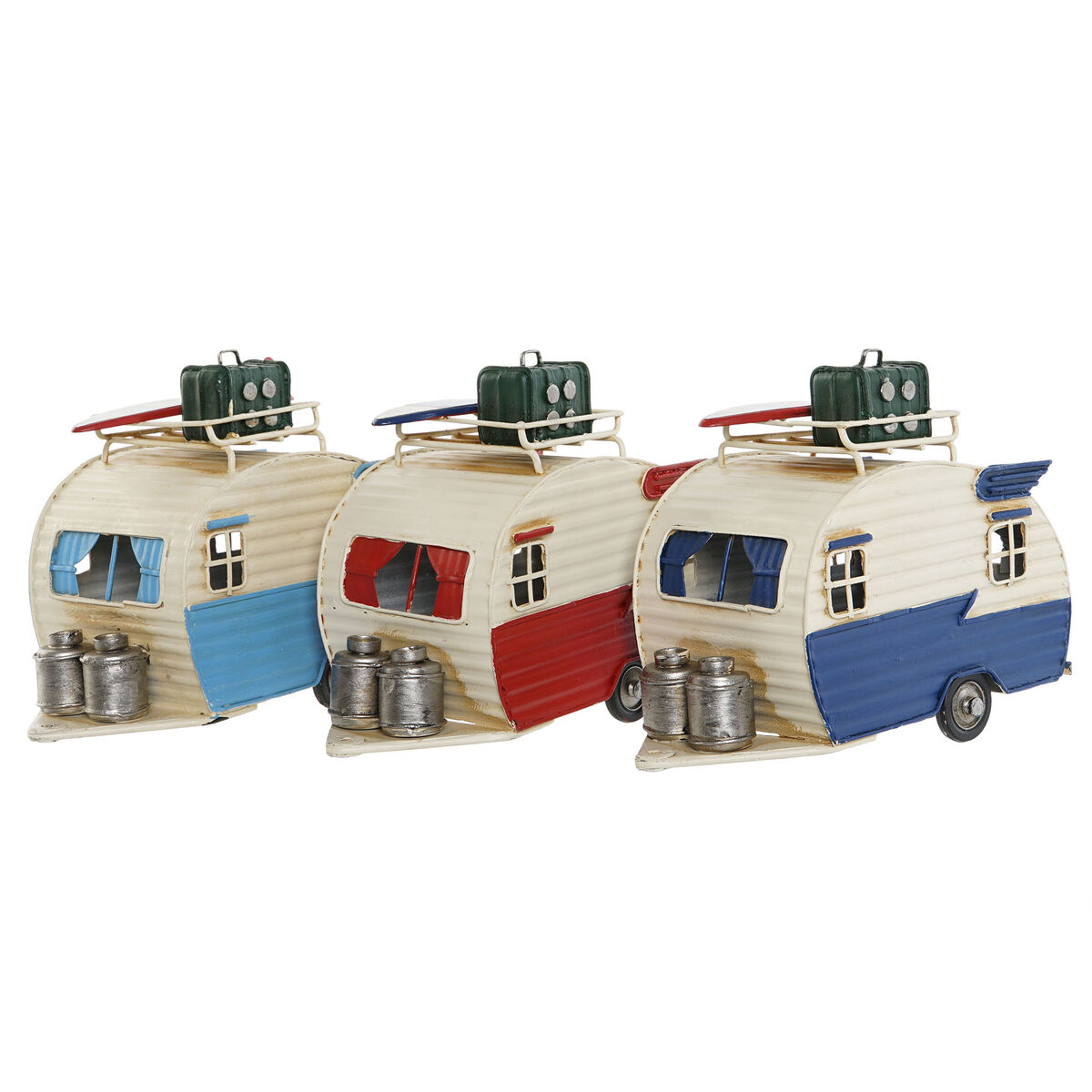 Prydnadsfigur Home ESPRIT 32 x 8,5 x 13 cm (3 antal) - 5