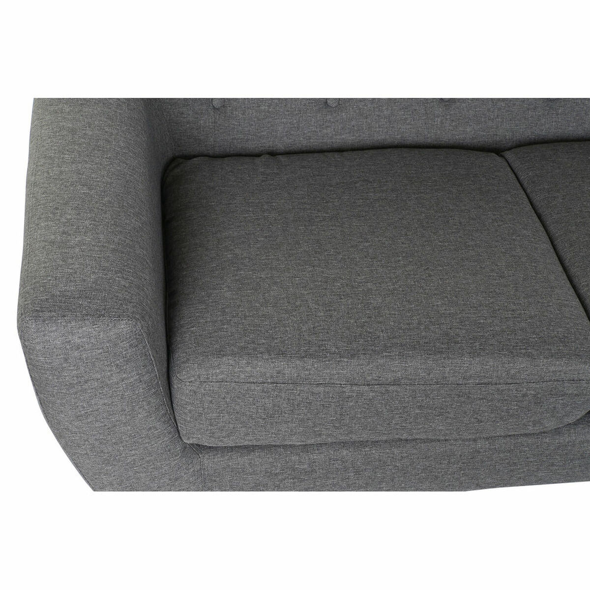 2-mans soffa DKD Home Decor 8424001799428 Grå Multicolour Naturell Trä Gummiträ Scandi 146 x 72 x 82 cm - 2