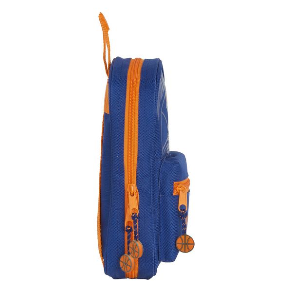 Pennfodral Ryggsäck Valencia Basket M847 Blå Orange 12 x 23 x 5 cm - 3