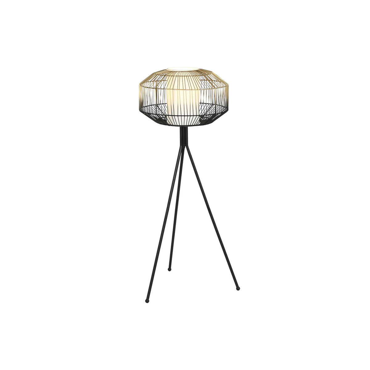 Golvlampa DKD Home Decor Svart Gyllene Järn 50 W 220 V 39 x 39 x 103 cm - 2