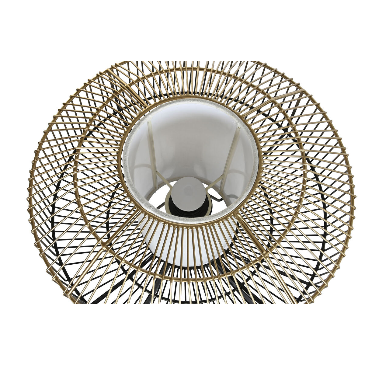 Golvlampa DKD Home Decor Svart Gyllene Järn 50 W 220 V 39 x 39 x 103 cm - 4