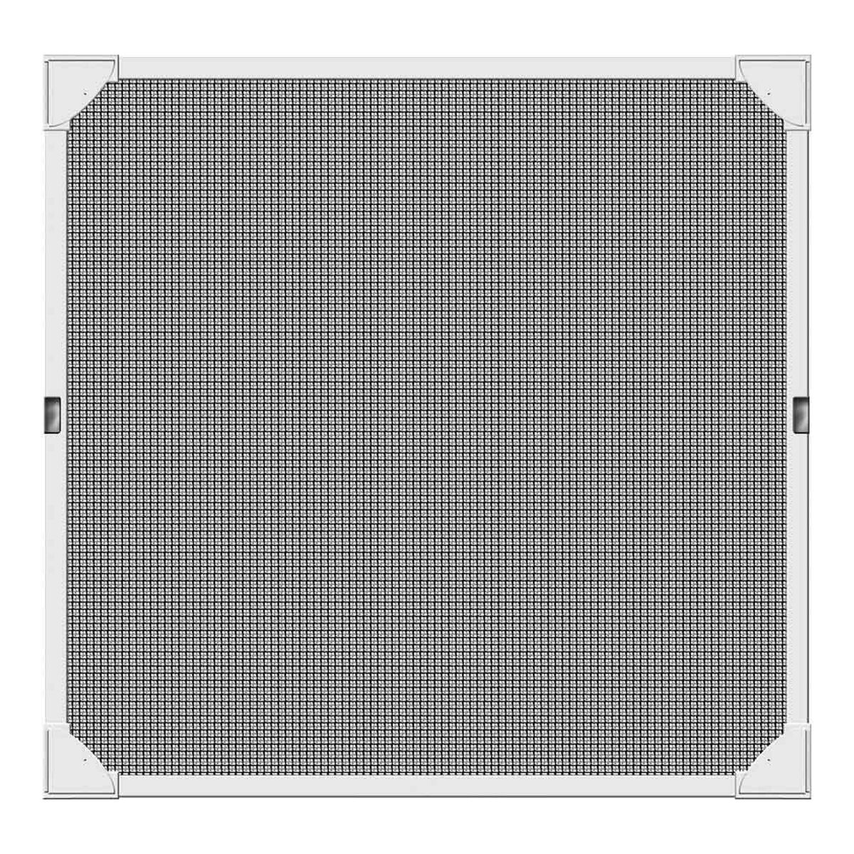 Myggnät Schellenberg Magnetic Med ram Glasfiber Vit (100 x 120 cm) - 8