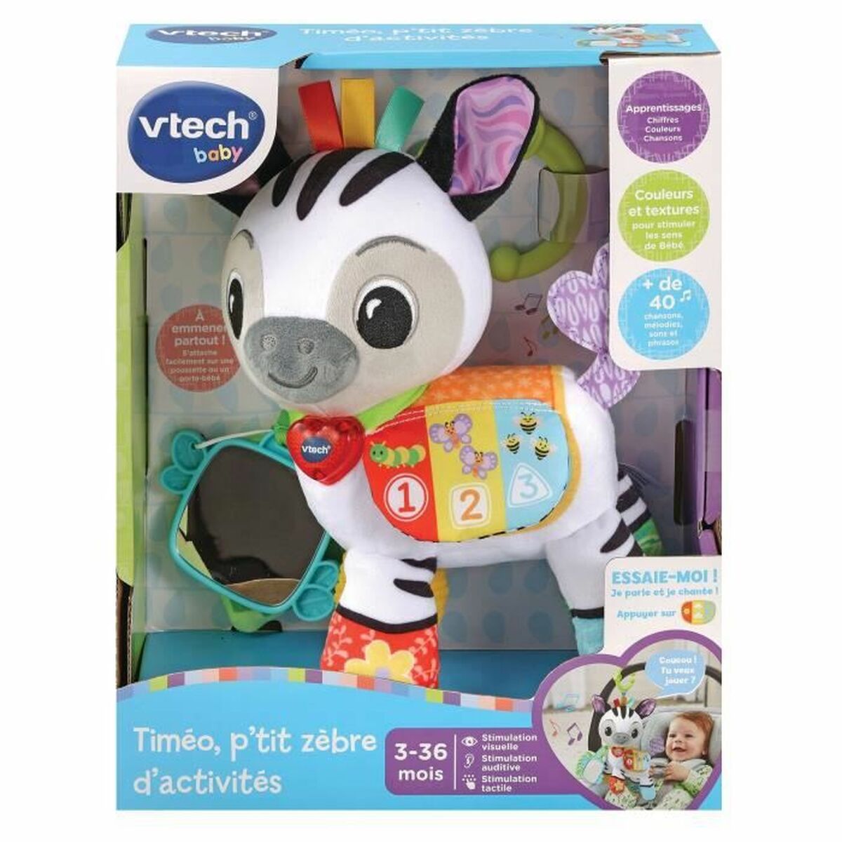 Interaktiv leksak för småbarn Vtech Baby Timéo - 2