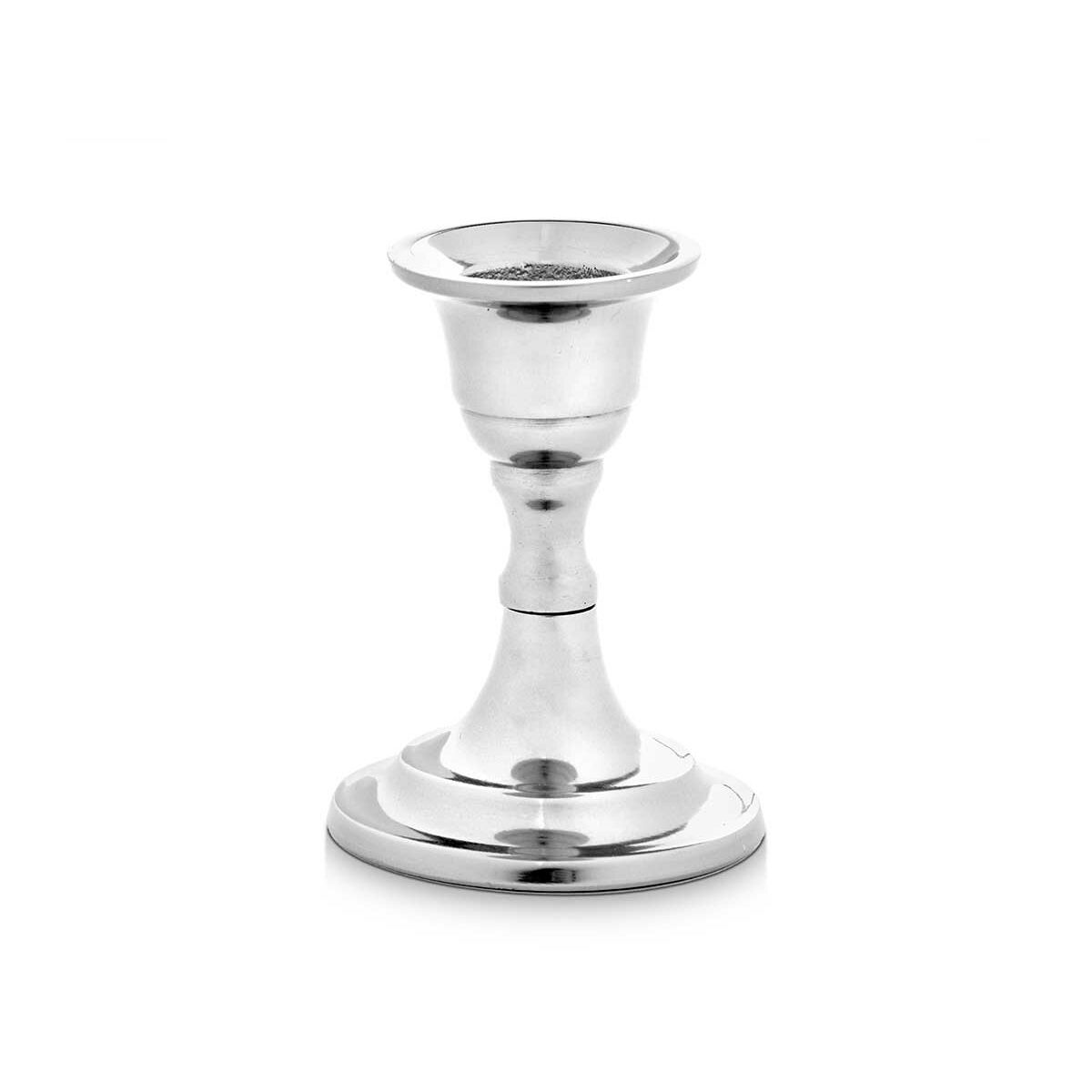 Kandelaber Gift Decor Silvrig Silver Aluminium 4,5 x 9 x 6 cm 6,3 x 8,5 x 6,3 cm (24 antal) - 4