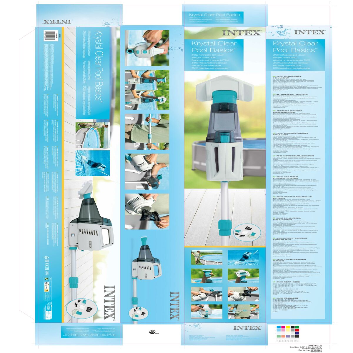 Handhållen Pool Cleaner Intex 18 x 280 x 21 cm (4 antal) - 15