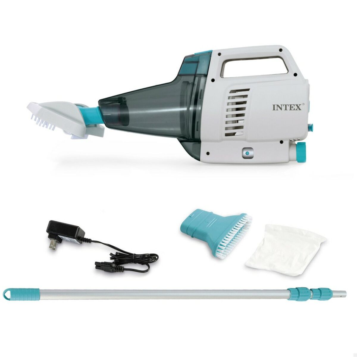 Handhållen Pool Cleaner Intex 18 x 280 x 21 cm (4 antal) - 9
