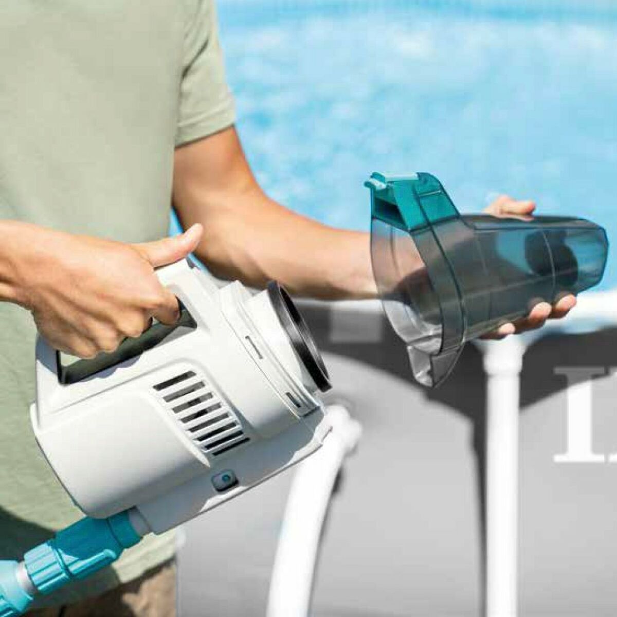 Handhållen Pool Cleaner Intex 18 x 280 x 21 cm (4 antal) - 13