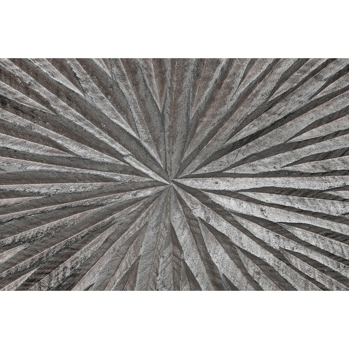 Väggdekoration DKD Home Decor 3D 121,5 x 2,5 x 122 cm Silvrig Modern - 4