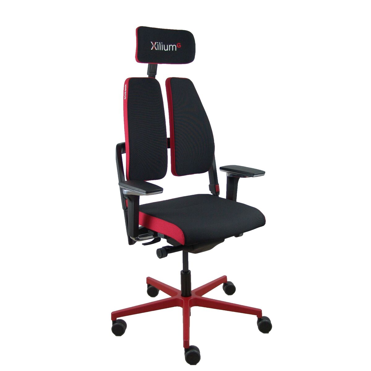 Kontorsstol med nackstöd Nowy Styl Xilium G Duo traslak X-move Svart - 2