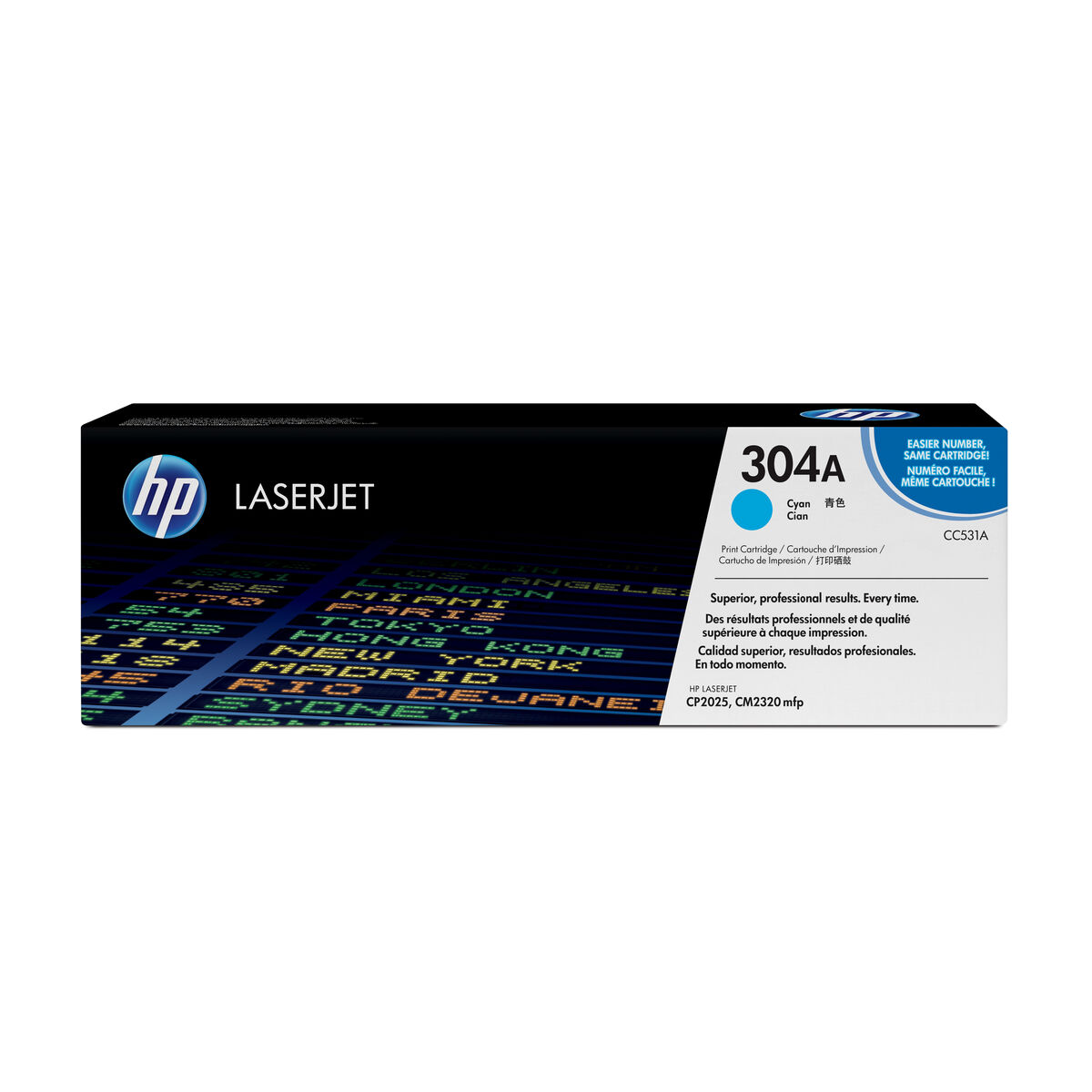 Original Toner HP 304A Blå Turkos