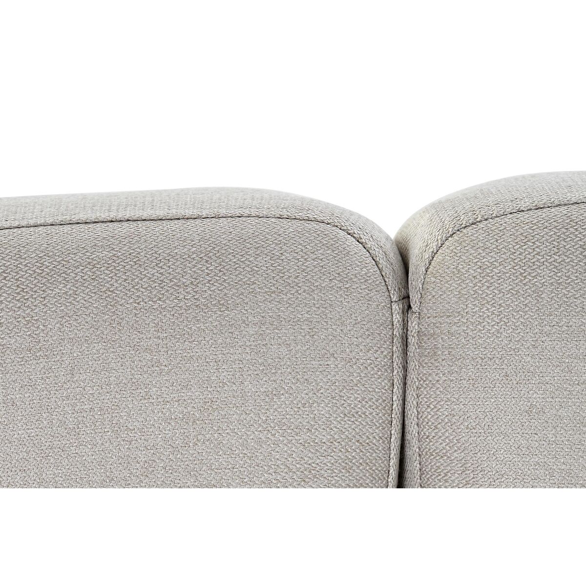 Bäddsoffa DKD Home Decor 203 x 87 x 81 cm Svart Beige Metall Brun - 5