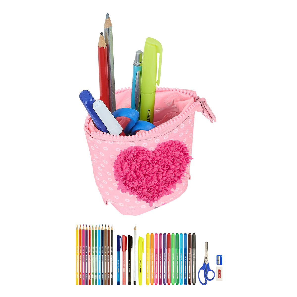 Necessär Mugg Safta Love Yourself Rosa (32 Delar) - 5