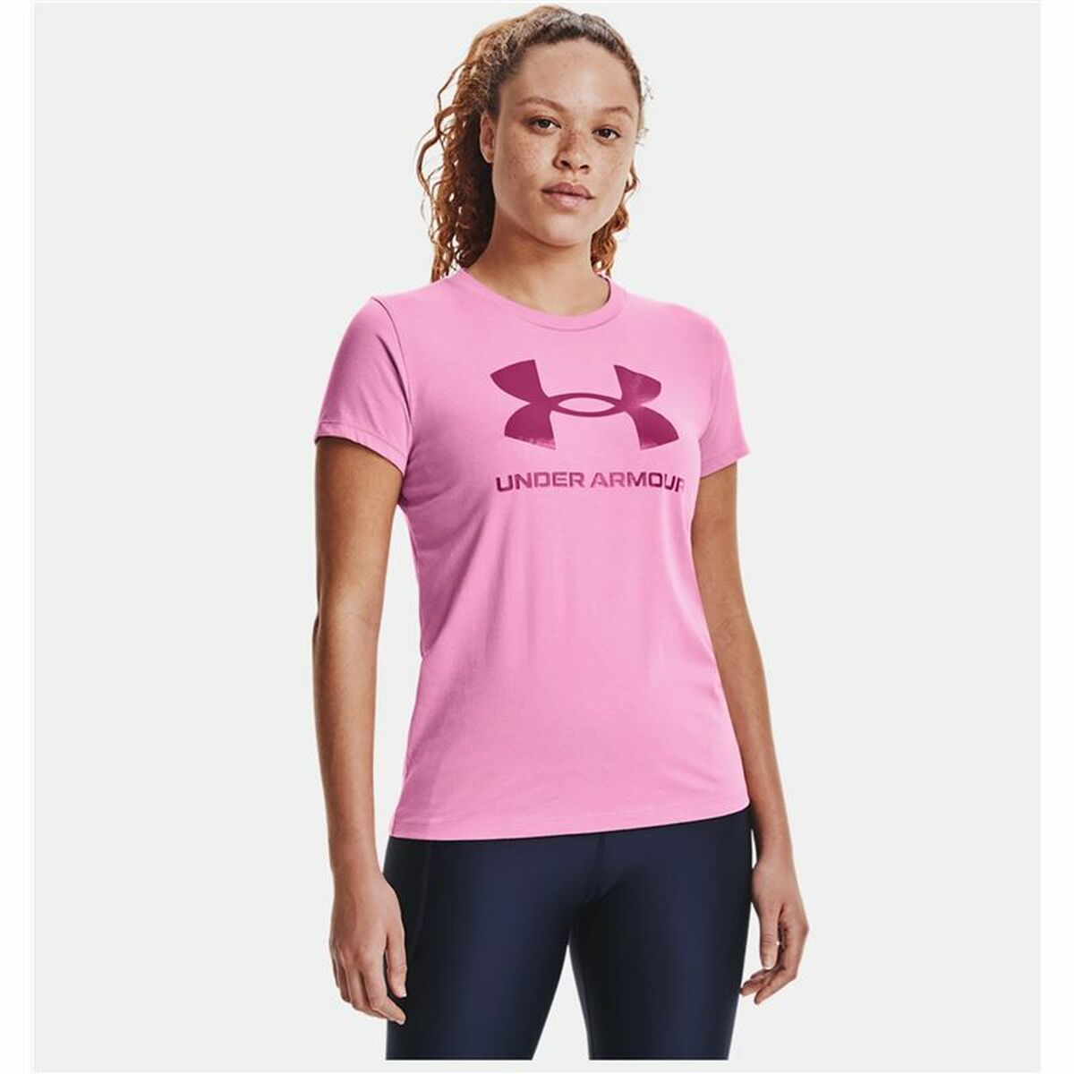 T-shirt med kortärm Dam Under Armour Graphic Rosa - 7