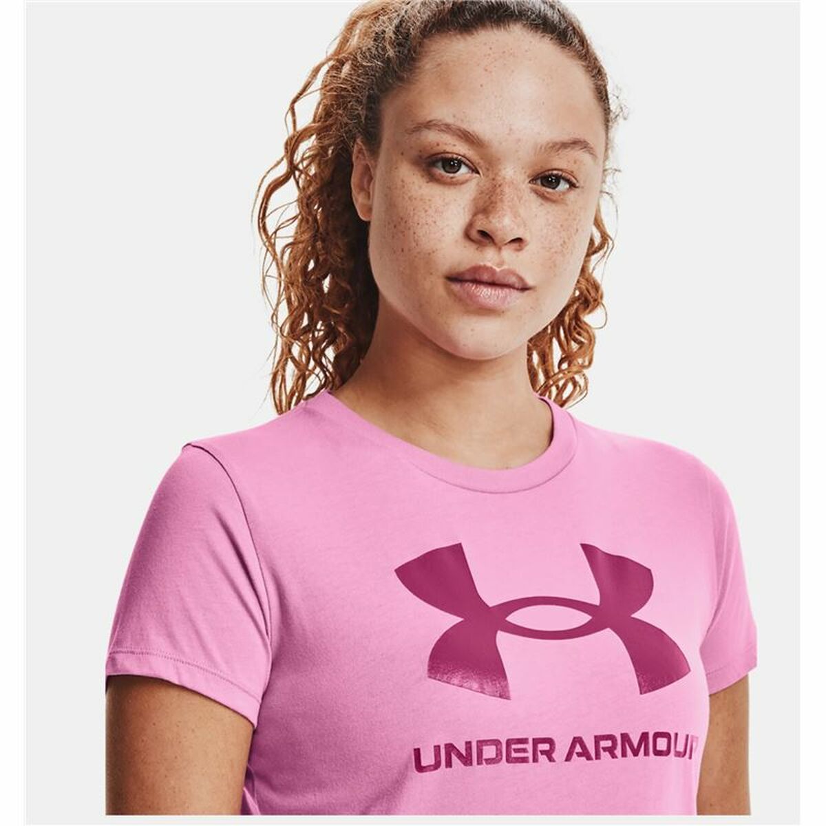 T-shirt med kortärm Dam Under Armour Graphic Rosa - 9