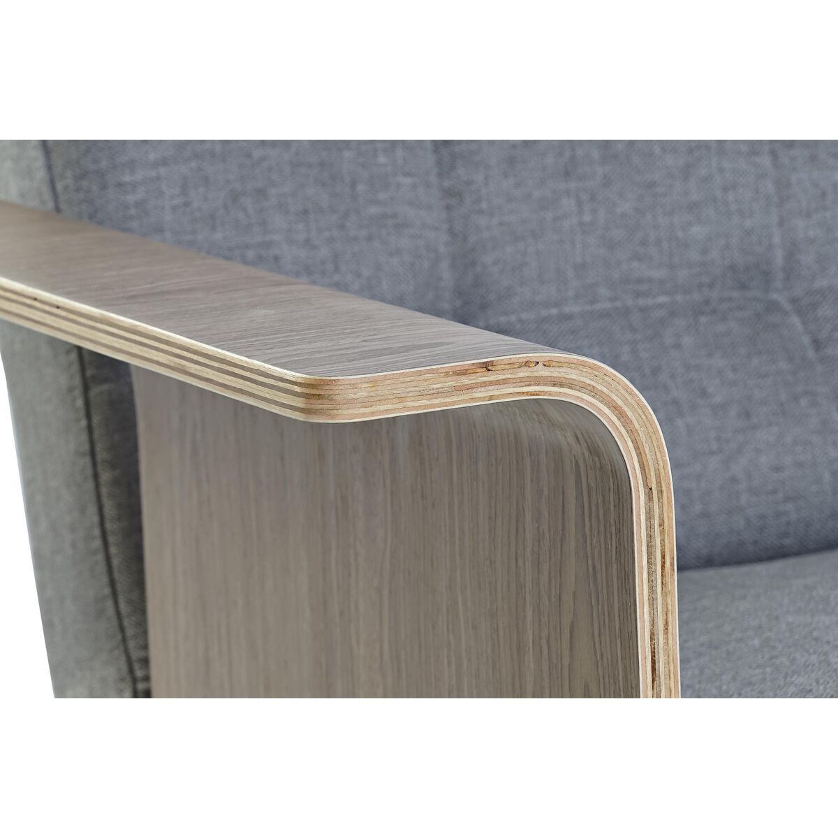 Bäddsoffa DKD Home Decor Brun Grå Metall Urban 203 x 87 x 81 cm - 4