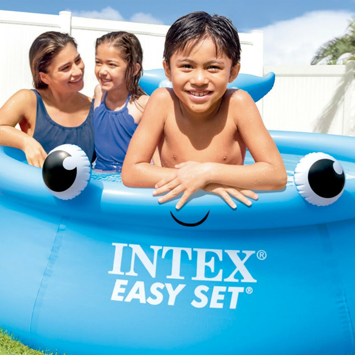 Uppblåsbar plaskpool för barn Intex (2 antal) - 13