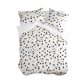 Påslakan HappyFriday Blanc Golden dots Multicolour 240 x 220 cm