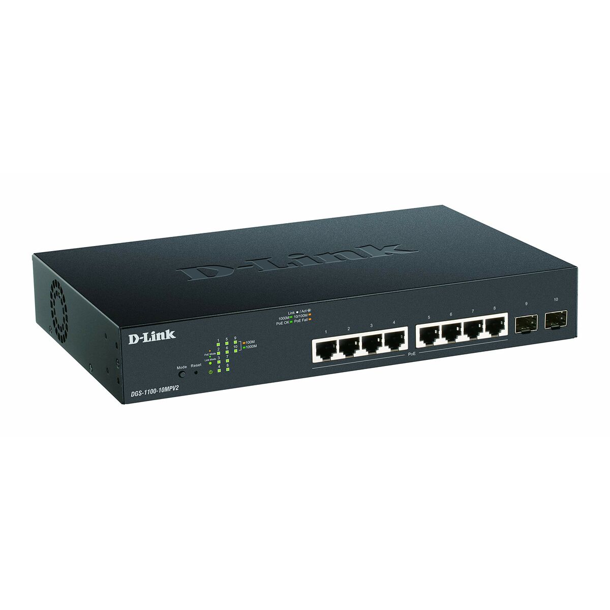 Switch D-Link DGS-1100-10MPV2/E Svart - 2