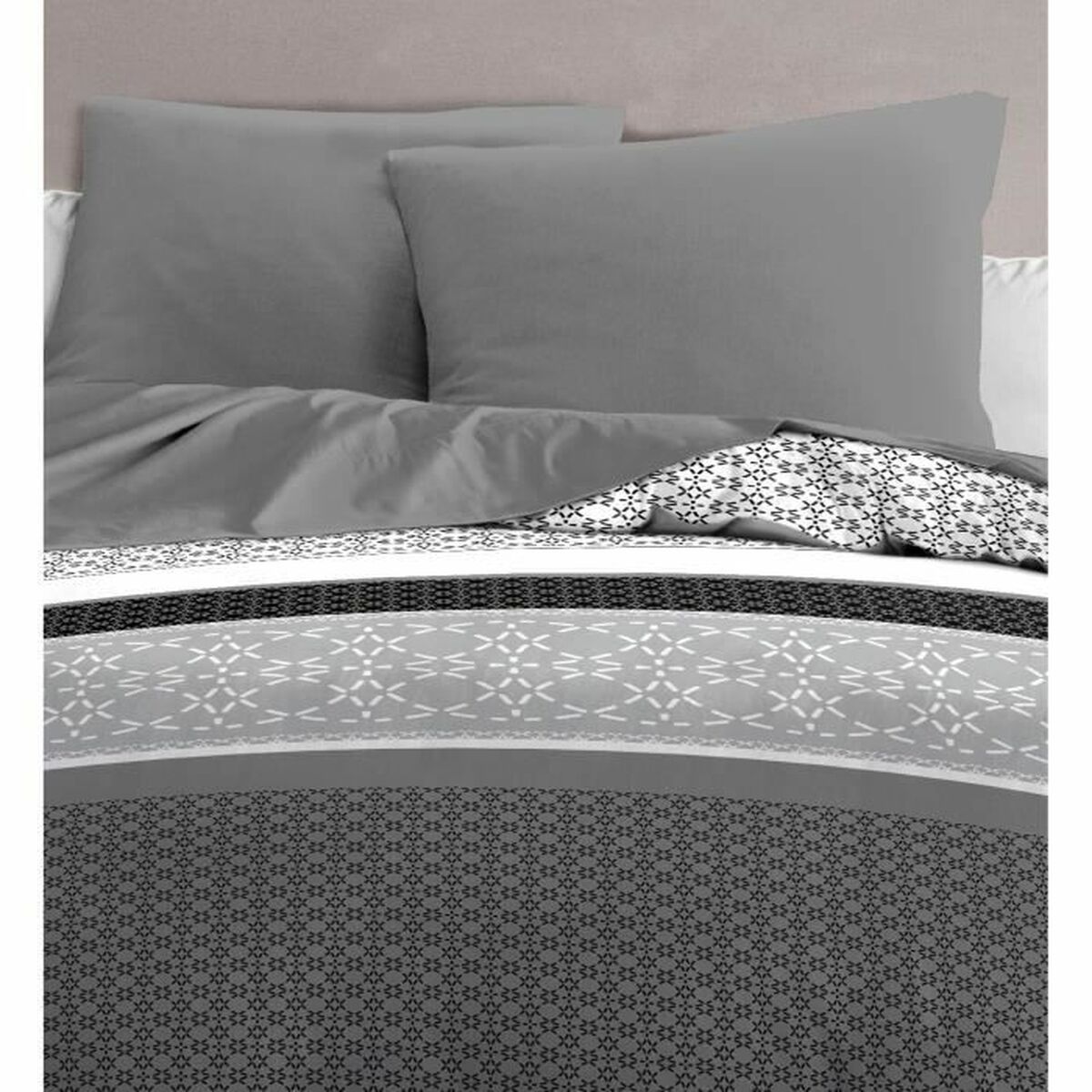 Örngott HOME LINGE PASSION Grå 63 x 63 cm (2 antal) - 2