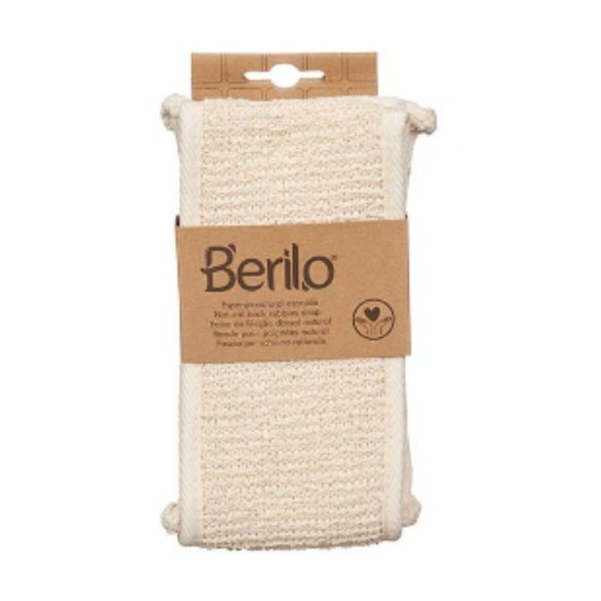 Massagesvamp Berilo B7081-16 Vit Beige (12 antal) - 2