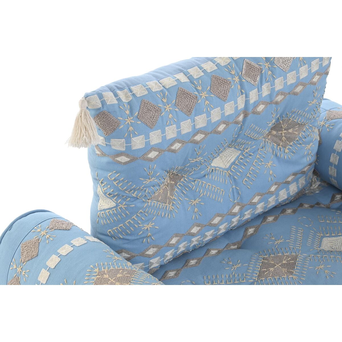 Trädgårdssoffa DKD Home Decor Blå 90 x 50 x 55 cm - 3