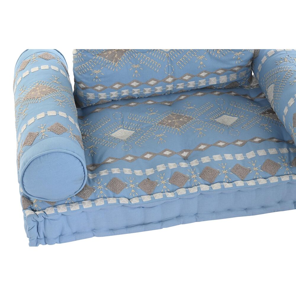 Trädgårdssoffa DKD Home Decor Blå 90 x 50 x 55 cm - 4