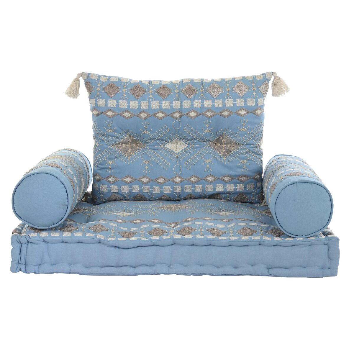 Trädgårdssoffa DKD Home Decor Blå 90 x 50 x 55 cm